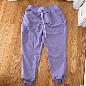 Purple Zamora high waisted joggers XL